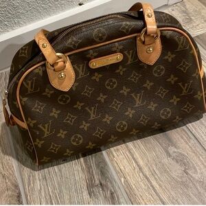 Authentic Louis Vuitton Monogram Canvas Montorgueil PM Shoulder Bag